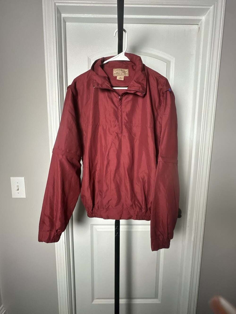 Colorado Timberline Authentic Red Quarter Zip Lightweight Jacket#644
